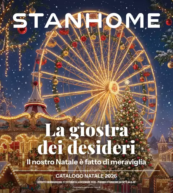 Volantino Stanhome a Roccafranca | La giostra dei desideri | 2026-10-27T00:00:00.000Z - 2026-12-04T00:00:00.000Z