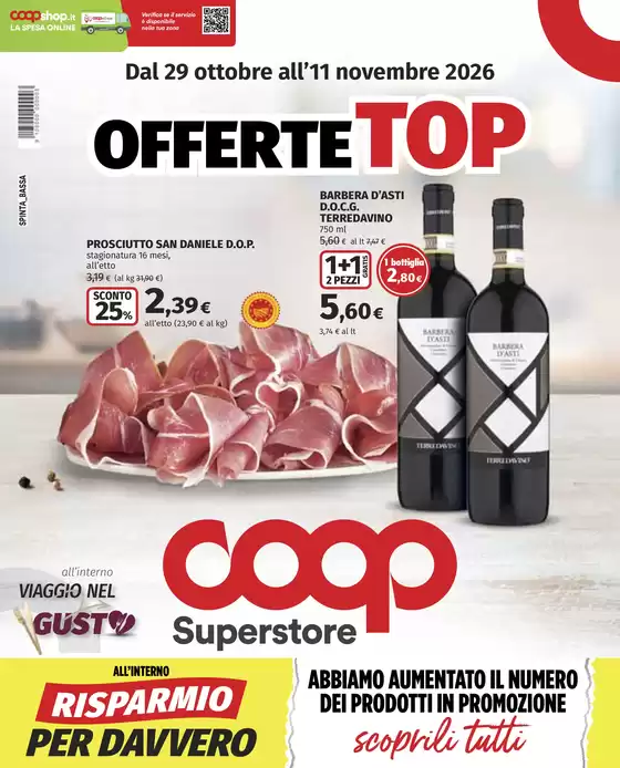 Volantino Coop a Desio | Offerte Top | 2026-10-29T00:00:00.000Z - 2026-11-11T00:00:00.000Z
