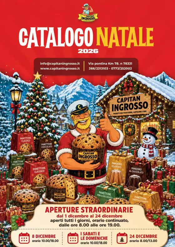 Volantino Capitan Ingrosso | Catalogo Natale | 2026-12-01T00:00:00.000Z - 2026-12-24T00:00:00.000Z