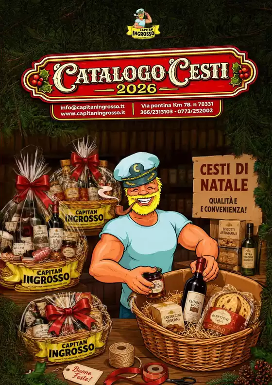 Volantino Capitan Ingrosso | Catalogo Cesti 2026 | 2026-10-28T00:00:00.000Z - 2026-12-31T00:00:00.000Z