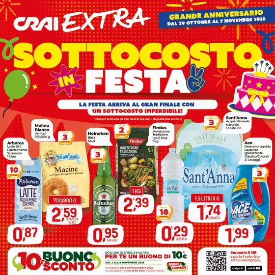 Volantino Crai a Moconesi | Sottocosto | 2026-10-29T00:00:00.000Z - 2026-11-07T00:00:00.000Z