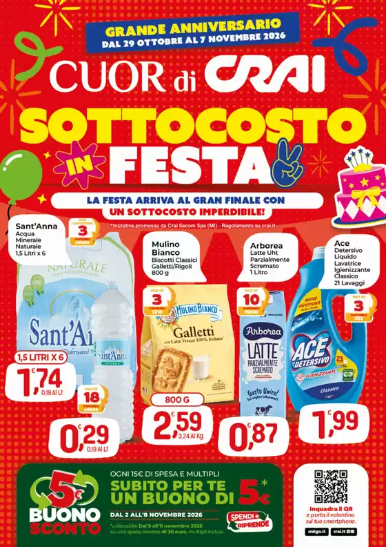 Volantino Crai a Roma | Sottocosto | 2026-10-29T00:00:00.000Z - 2026-11-07T00:00:00.000Z