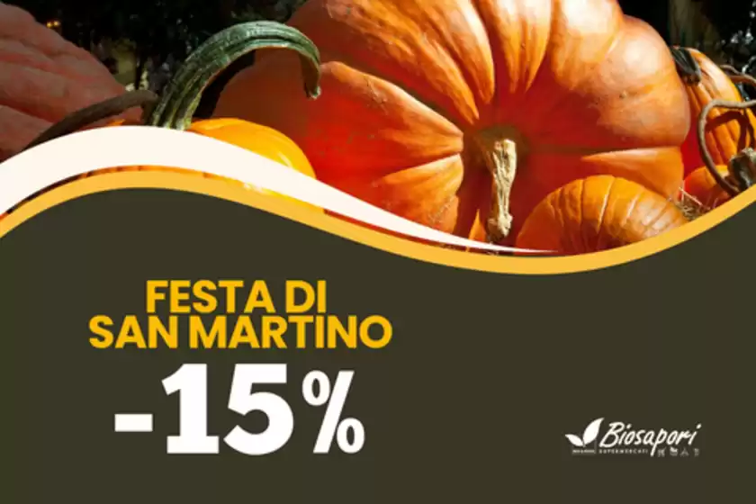 Volantino Biosapori a Cassino | -15% | 2026-11-11T00:00:00.000Z - 2026-11-25T00:00:00.000Z