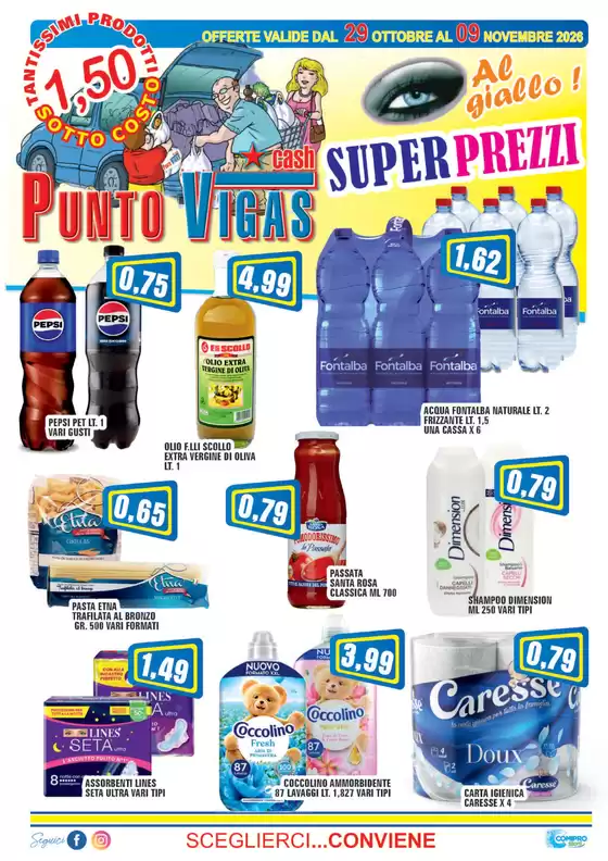 Volantino Punto Vigas a Pedara | Super prezzi | 2026-10-29T00:00:00.000Z - 2026-11-09T00:00:00.000Z