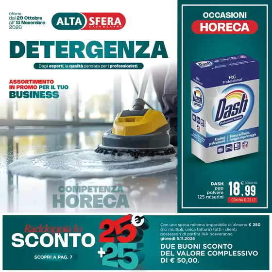 Volantino Altasfera | Occasioni HORECA | 2026-10-29T00:00:00.000Z - 2026-11-11T00:00:00.000Z