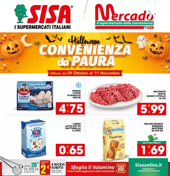 Volantino IperSisa | Convenienza da paura | 2026-10-29T00:00:00.000Z - 2026-11-11T00:00:00.000Z