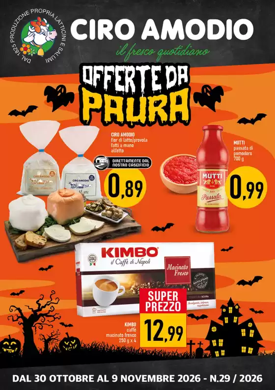 Volantino Ciro Amodio | Offerte da paura | 2026-10-30T00:00:00.000Z - 2026-11-09T00:00:00.000Z