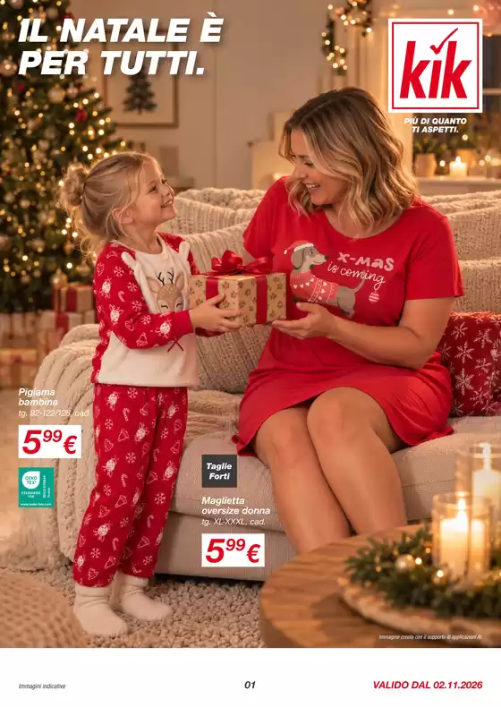 Volantino KiK a Ariccia | Il Natale è per tutti | 2026-10-30T00:00:00.000Z - 2026-11-07T00:00:00.000Z