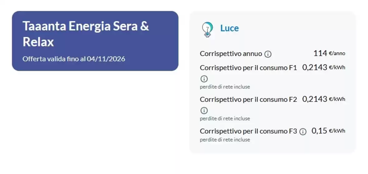 Volantino Engie a Lissone | Taaanta Energia & Energia Sera Relax | 2026-10-29T00:00:00.000Z - 2026-11-04T00:00:00.000Z