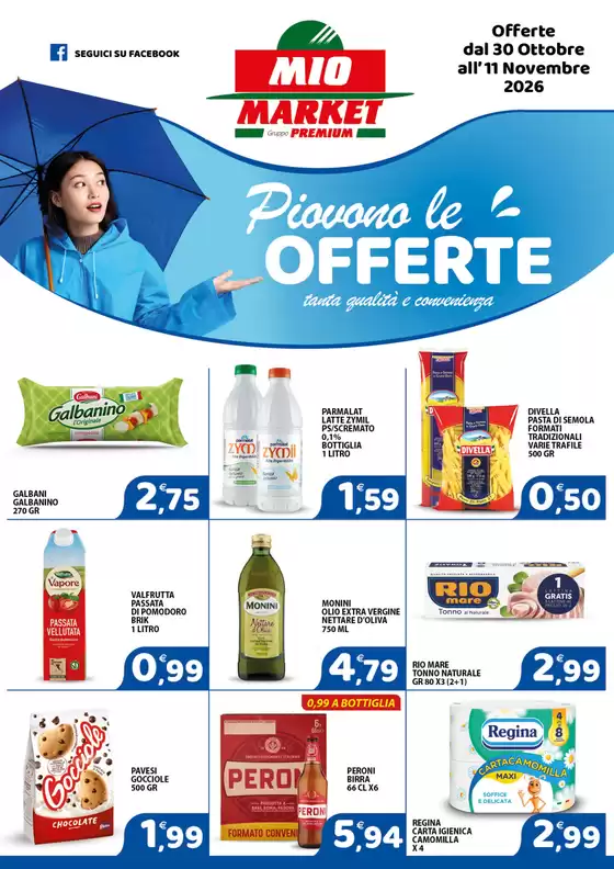 Volantino Mio Market | Piovono le offerte | 2026-10-30T00:00:00.000Z - 2026-11-11T00:00:00.000Z