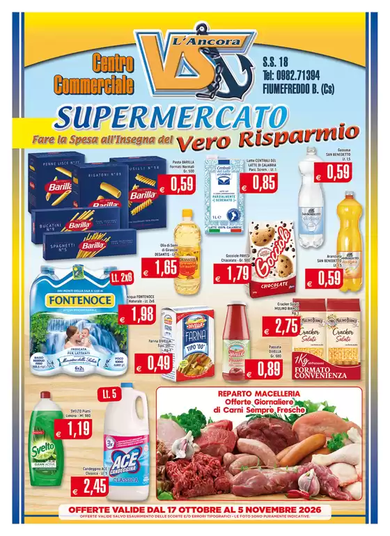 Volantino VS L'Ancora | Vero risparmio | 2026-10-30T00:00:00.000Z - 2026-11-05T00:00:00.000Z