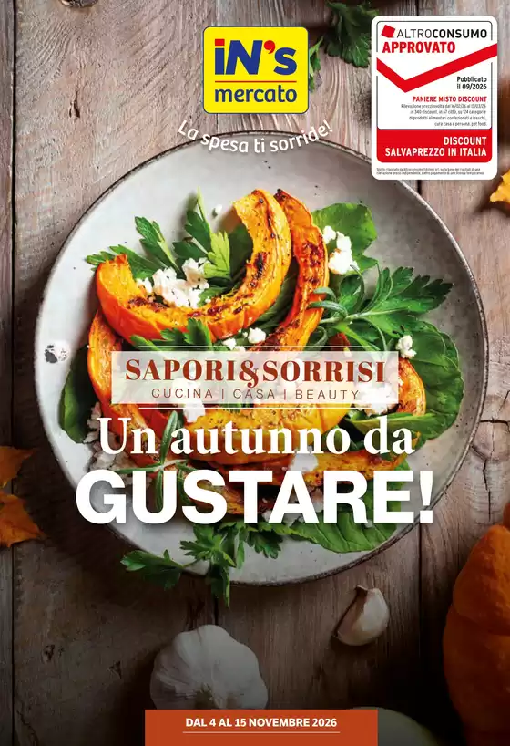 Volantino IN'S | Un autunno da gustare! | 2026-11-04T00:00:00.000Z - 2026-11-15T00:00:00.000Z