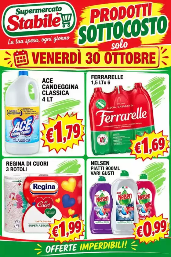 Volantino Supermercati Stabile | Prodotti sottocosto | 2026-10-30T00:00:00.000Z - 2026-10-30T00:00:00.000Z