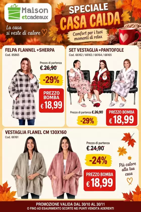 Volantino Maison et Cadeaux a Camaiore | Speciale casa calda | 2026-10-30T00:00:00.000Z - 2026-11-30T00:00:00.000Z