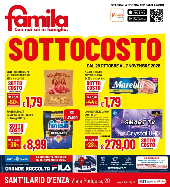 Volantino Famila a Muggia | SOTTOCOSTO | 2026-10-30T00:00:00.000Z - 2026-11-07T00:00:00.000Z
