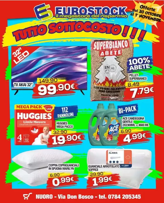 Volantino Eurostock a Gallarate | Tutto sottocosto!!! | 2026-10-30T00:00:00.000Z - 2026-11-01T00:00:00.000Z