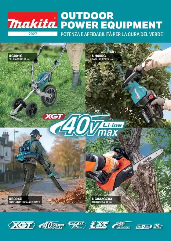 Volantino Makita a Anzio | OUTDOOR POWER EQUIPMENT | 2027-01-01T00:00:00.000Z - 2027-12-31T00:00:00.000Z