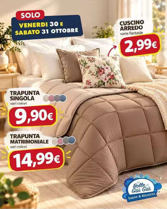 Volantino Le Bolle di Giù Giù a Gallarate | Solo venerdi 30 e sabato 31 ottobre | 2026-10-30T00:00:00.000Z - 2026-10-31T00:00:00.000Z