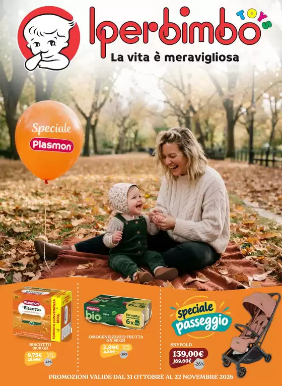 Volantino Iperbimbo a Arese | La vita e meravigliosa | 2026-10-31T00:00:00.000Z - 2026-11-22T00:00:00.000Z